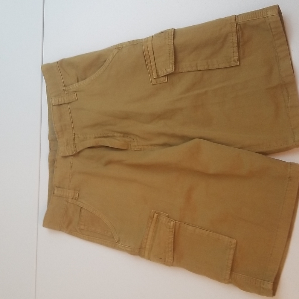 Boys Dark Khaki Shorts